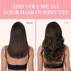 GOO GOO Clip in Hair Extensions Real Human Hair, 24inch 120g 7Pcs, 4/27/4 Balayage Chocolate Brown to Caramel Blonde, Remy Human Hair Extensions Clip ins for Women, Natural Human Hair