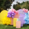 CANREVEL Purple Balloons - 100pcs Different Sizes 5/10/12/18 Inch Latex Balloons Garland Arch Kit for Birthday Masquerade Party Baby Shower Wedding Anniversary Halloween Party Decorations