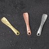 Hariendny 3 Pack Mini Metal Makeup Spatula Skin Care Cosmetic Spoon Reusable Applicator Tool Beauty Scoop Spatula for Face Mask Cream Lotions Moisturizers