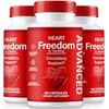 (3 Pack) Heart Freedom Capsules, Official HeartFreedom Pills - Sustains Energy and Health, Heart Freedom for Circulation Support, All Natural Detox Glyco Optimizer, Premium Formula (180 Capsules)