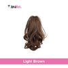 JUVABUN Claw Clip Wavy Ponytail Extension 10" -Light Brown| Hair Extension Clips | Synthetic Ponytail Extension | Wavy Hair Extensions | Washable Realistic And Synthetic | Light Brown