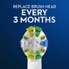 Oral-B FlossAction Electric Toothbrush Replacement Brush Heads Refill, 3ct, Black