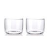 Viski Raye Crystal Negroni Glasses, Lowball Cocktail Glasses Premium Crystal Glassware, 8oz Tumbler Glasses Set of 2