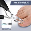 Podiatrist Toenail Clippers for Seniors Thick toenails, Super Sharp Nail Clipper Set, Toe Nail Clippers for Ingrown Manicure & 18mm Wide Opening Nail Clippers for Men ingrown toenail Removal kit