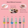 BITNBITH 5 in 1 Nail Drill Bits, 3/32”Professional Carbide Drill Bits for Nails Multifunction Bit, Fast Remove Acrylic Hard Gel Cuticle Nail Efile Bit Manicure Pedicure,Two Way Rotate,Extra Fine