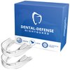 Dental-Defense Professional Dental Guard for Braces for Adults and Kids: Reduces Teeth Clenching & Grinding, Anti Grinding Teeth Protector Made in The USA (Adult, Clear) 2 Pack