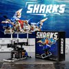 RiceBlock Shark Building Blocks Sets, Sea Animal Building Toys for Ages 8-13, Adult Challenge STEM Toys for Kids, Adults Crossing Ocean, 685 Pieces Compatible with Legos