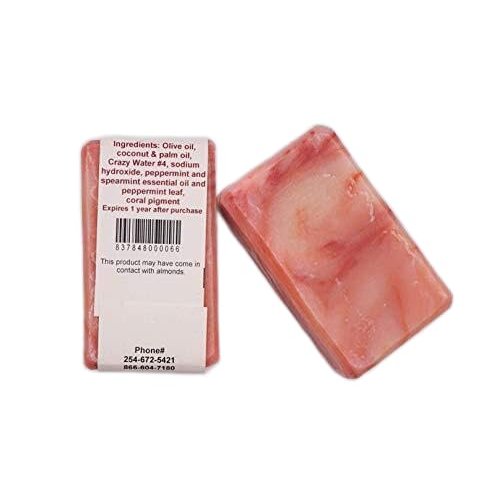 Ancient Art Soap 3.25oz All Natural Handcrafted Olive Oil Soap Bar (Peppermint Candy Cane)