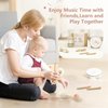 Toddler Musical Instruments | Baby Musical Toys Wooden Toys Educational Toys for Toddlers | Neutral Color Musical Instruments Set | Early Learning Music Toys for Boys Girls Gift