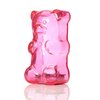 Gummygoods Squeezable Gummy Bear Night Light - Rechargeable, Portable, Squishy Lamp, 60-Min Sleep Timer - Ideal for Kids, Baby Nursery, Adults and Dorm Rooms - (Pink)