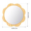 TBWHL Sunflower Desktop Mirror Makeup Mirror for Tabletop Bathroom Shower Travel Hand Mirror
