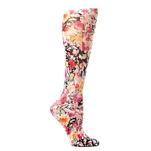 Celeste Stein Therapeutic Compression Socks, Raspberry Hill, 15-20 mmhg, 1-Pair
