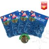 1000 Pcs Rubber Bands Hair Band Soft Elastic Hair Accessories Braids Mini Hair Ties Stretchy Hair Ties No Damage Rubber Bands for Hair Made in Vietnam (Blue - 4 Pack of 250 Pcs)