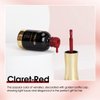 VENALISA Dark Red Gel Nail Polish, 12ml Claret-Red Gel Polish Deep Red Color Soak Off UV LED Nail Gel Polish Nail Art Starter Manicure Salon DIY at Home, 0.43 OZ
