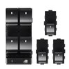 SOAESCN Power Window Switch Driver Side & 3 Pcs Passenger Window Switch for 2007-2013 Chevy Silverado,GMC Sierra 1500-2500-3500, 2010-2013 Yukon,2009-2017 Chevy Traverse, HHR,Enclave-20945129 25789692