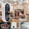 Carbon Monoxide Detectors, Carbon Monoxide Detector Plug in with Temperature Humidity Sensor Built-in, CO Level Monitor Alarm with Clear LCD Display Sound & Light Warning for Home/Hotel/RV