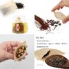 NEPAK 600 Pcs Disposable Tea Filter Bags for Loose Tea,Drawstring Empty Tea Bags for Loose Leaf Tea,with 100% Natural Unbleached Paper(1.97 x 2.76 inch)