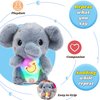 Hopearl Talking Elephant Repeats What You Say Light up Nodding Electric Speaking Interactive Animated Toy with USB Charger Gifts for Toddlers, 7''
