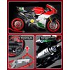 dOvOb Motorcycle V4 Model Building Blocks Set, 803 Pieces Bricks, Build a Stylish Motorbike Display Model, Collectible Building Kit for Kids or Adults