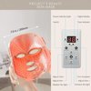 LOUDYKACA Led Face Mask Light Therapy, Red Light Therapy for Face, 7-1 Colors LED Facial Skin Care Mask