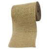 Flower Bee Floral Supply Natural Burlap Ribbon Organic 10 Yards (4 Inch or 6 Inch) Wide Non Wired Edge 30 Feet Choose Width (1) (4 Inch Burlap)