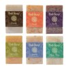 Bali Soap - Green Collection - Natural Soap Bar Gift Set, Face Soap or Body Soap, 6 pc Variety Soap Pack (Coconut, Papaya, Vanilla, Lemongrass, Jasmine, Ylang-Ylang) 3.5 Oz each