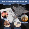Oichy Military J-15 Eagle Fighter Jet Building Blocks Set 272 PCS, Air Force Building Kit Military Toys Gifts for Kid and Adult