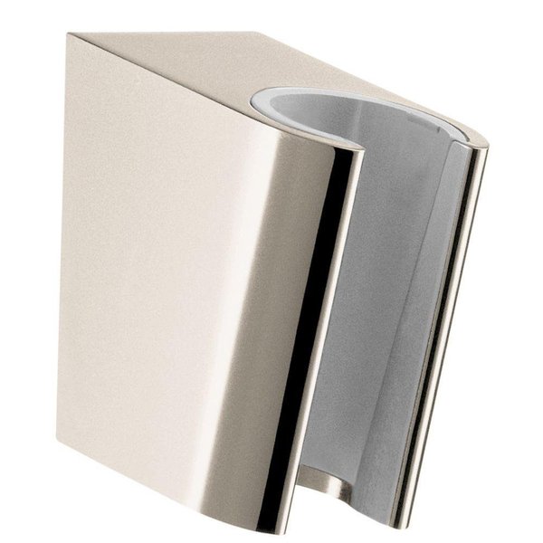 hansgrohe Easy Install Handheld Shower Head HolderModern in Polished Nickel, 28331830