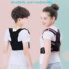 Lexniush Professional Posture Corrector for Kids and Teens, Effective Upper Back Posture Brace for Teenagers Boys Girls Spinal Support to Improves Slouch, Prevent Humpback, Relieve Back Pain