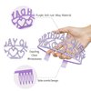 CIEHER Purple Birthday Sash & Queen Crown Kit, Purple Birthday Decorations, Purple Crown Purple Tiara, Birthday Crowns for Women Girls Purple Birthday Crown, Birthday Gifts for Women