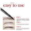 4 Point Eyebrow Pencil Waterproof Liquid Eyebrow Pen Makeup Long Lasting 4 PCS Fork Tip Brow Pen Microblade Brow Pencil