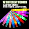 12 PCS Light up Glow Sticks for Kids 4-8-12, Christmas Decorations Bulk Party Pack Glow Bracelets Necklaces for Toddlers, Glow in The Dark Party Supplies, New Years Eve Dancing Camping Decorations