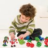 Plants vs. Z^ Building Blocks 2090 PCS Contain Flag Zombie/Football Zombie/Melon-pult/Jalapeno/Cherry Bomb/Cactus Assembly Model Educational Toys Building Set for Girls Boys Brithday