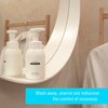 May Medic Baby Powder Double Scented Foaming Hand Soap, Moisturizing Foam with Fig and Pomegranate Extract, Vegan Wash for Bathroom and Kitchen, 10.14 fl oz No Box