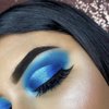 MAEPEOR Black Grey Smokey Eyeshadow Palette 9 Colors Cool Toned Matte Glitter Eyeshadow Palette Longlasting Waterproof Smoky Eye Shadow for Girls and Women (Set 3, Blue Silver)
