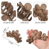 AMCAMI Flower Hair Clips for Women Claw Clips for Thick Hair 6 Pcs Claw Clips Hair Clips for Thin Hair Beach Accessories for Women Cute Hair Clips Hawaiian Flower Hair Clips Hair Claws