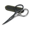 GERMANIKURE Professional Nail Cutter Scissors - Self-Sharpening FINOX22 Titanium Coated Stainless Steel Manicure Tools in Leather Case - Ethically Made in Solingen Germany - 2704