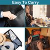 Manicure Set Nail Clippers Pedicure Kit -10PCS Stainless Steel Manicure Set, Professional Mens Grooming Kits, Nail Care Tools with Luxurious Travel Leather Case Gift Box (10, Black)