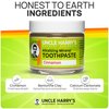 Uncle Harry's Cinnamon Remineralizing Toothpaste | Natural Whitening Toothpaste Freshens Breath & Promotes Enamel | Vegan Fluoride Free Toothpaste