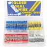 haisstronica 120PCS Solder Seal Wire Connectors,Marine Grade Heat Shrink Wire Connectors-Heat Shrink Butt Connectors-Butt Splice Wire Connectors for Stereo, Electrical with Corrosion and Weatherproof