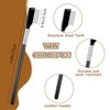 Metal Eyelash Comb,2 Pack Metal Eyelash Brush Eyelash Separator Tool Eyebrow Brush Grooming Eyelash Separator Grooming Brushes with Metal Teeth Eye Makeup Brush Tool for Women