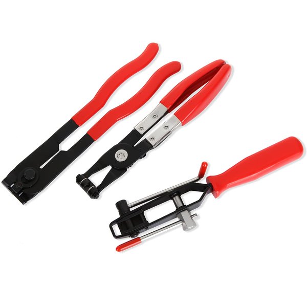 Acrux7 3Pcs CV Boot Tool CV Joint Boot Clamp Pliers Set Hose Band Cut-off Pliers Snap Type Car Repair Tool Accessories