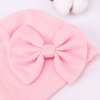 DRESHOW BQUBO Newborn Baby Hats Hospital Hat Baby Cotton Beanie Infant Bow Hats for 0-6 Months