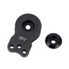 DJX Aluminum 25T Servo Saver 3 Holes Adjustable Hi-Torque Servo Horn for 1/8 1/10 Remote Control Car Boat (Black)