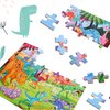 YOGEON Puzzles for Kids Ages 4-6, 3-5,100 Piece Dinosaur Puzzles for Toddler 2-4,Floor Puzzle Age 5-7 Children Learning Preschool Educational Puzzles Toys for Boys and Girls