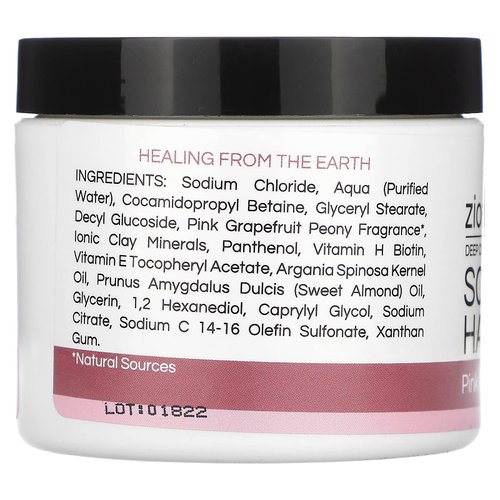 Zion Health Scalp & Hair Scrub with Biotin, Pink Grapefruit Peony, 4 oz (113 g)
