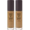 Burts Bees Goodness Glows Liquid Foundation, Pecan, 1.0 oz, Pack of 2