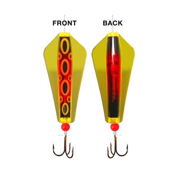 Tom's Taz Lures Y94 Yellow Sunset - 7 Gram Tasmanian Devil Fishing Lure