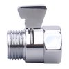 GOVALVE Shower Shut Off Valve G1/2" Standard Connection Brass Water Flow Control Valve with Filter Gasket for Shower Head Water Volume Adjust