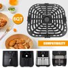 Air Fryer Grill Plate for Instant Pot Vortex Plus 6 in 1 6 QT Gourmia GAF735 6 QT Air Fryer, Air Fryer Accessories Replacement Tray Rack Parts Grill Pan Crisper Plate, Dishwasher Safe